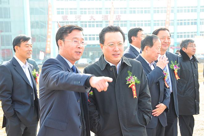 濰坊昌大建設(shè)集團(tuán)開發(fā)的“泰和東郡”項目開工奠基